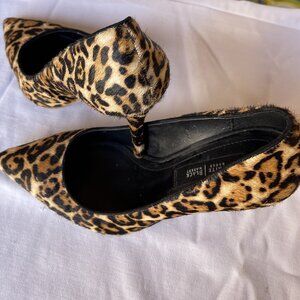 Women's leopard heels 7.5